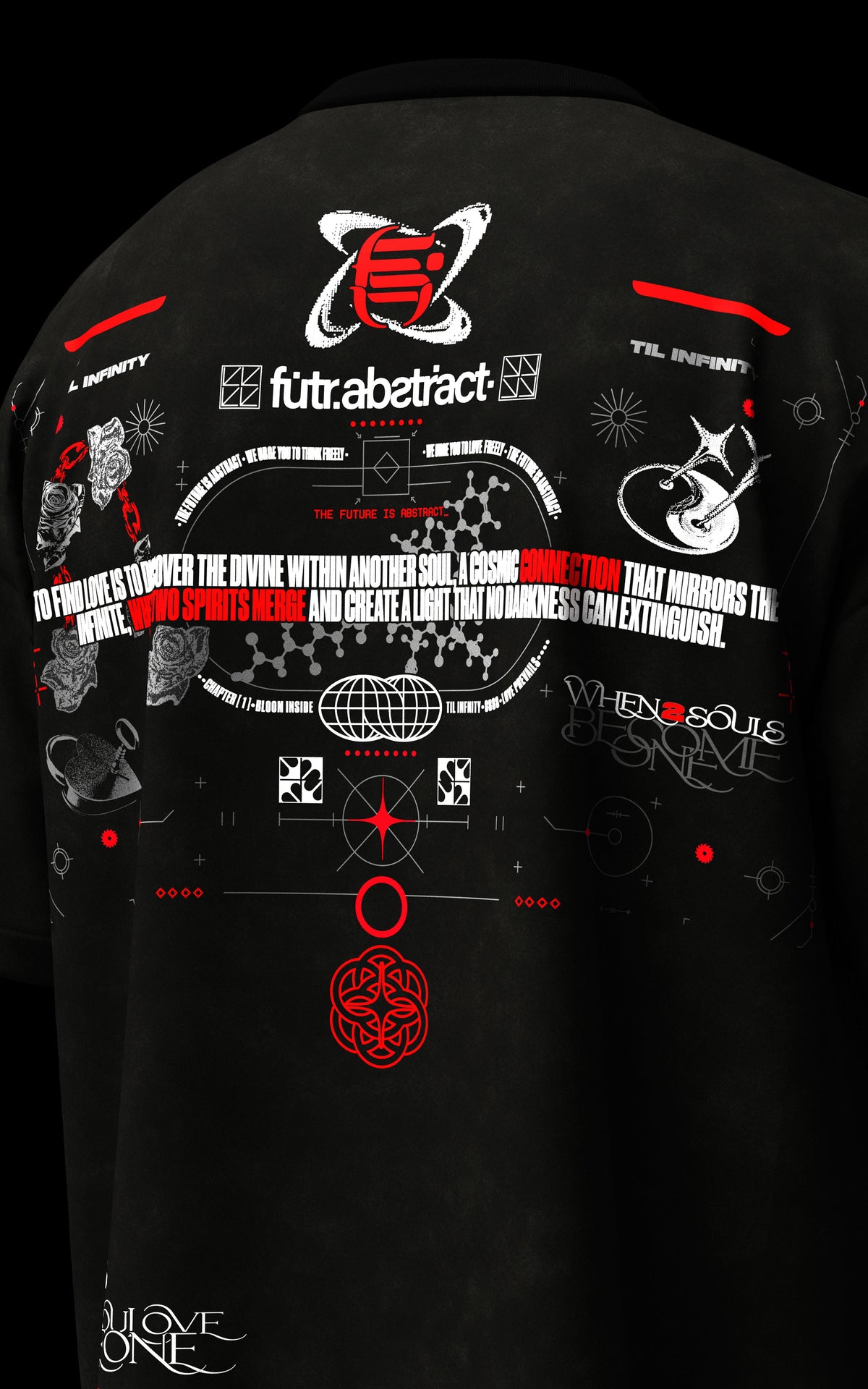 TIL_INFINITY V2 :: BLK TEE // 260gsm