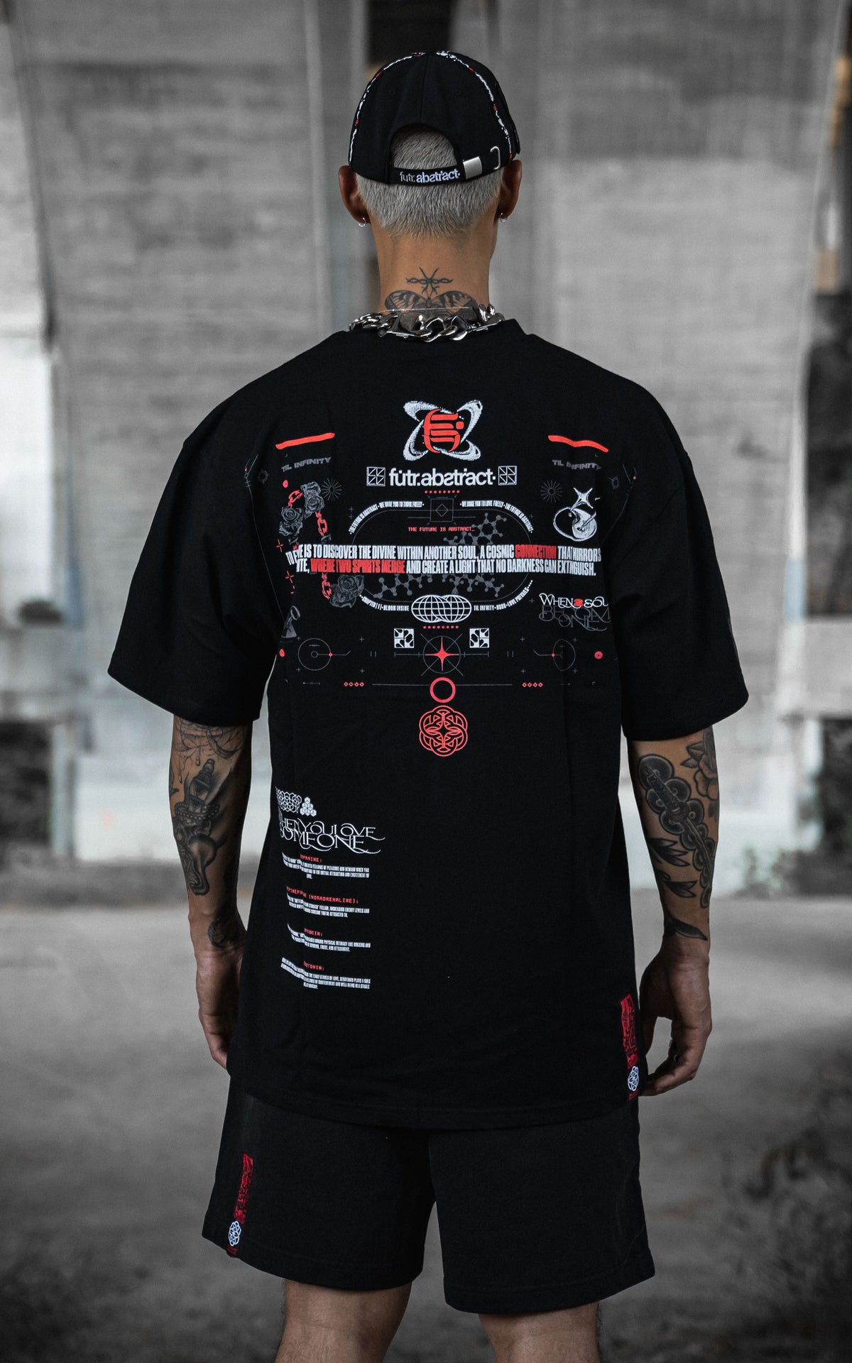 TIL_INFINITY V2 :: BLK TEE // 260gsm