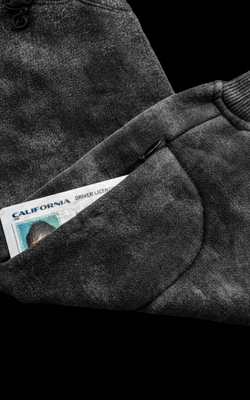 BLOOM_INSIDE [V2] :: ACIDWASH HOODIE // 330gsm