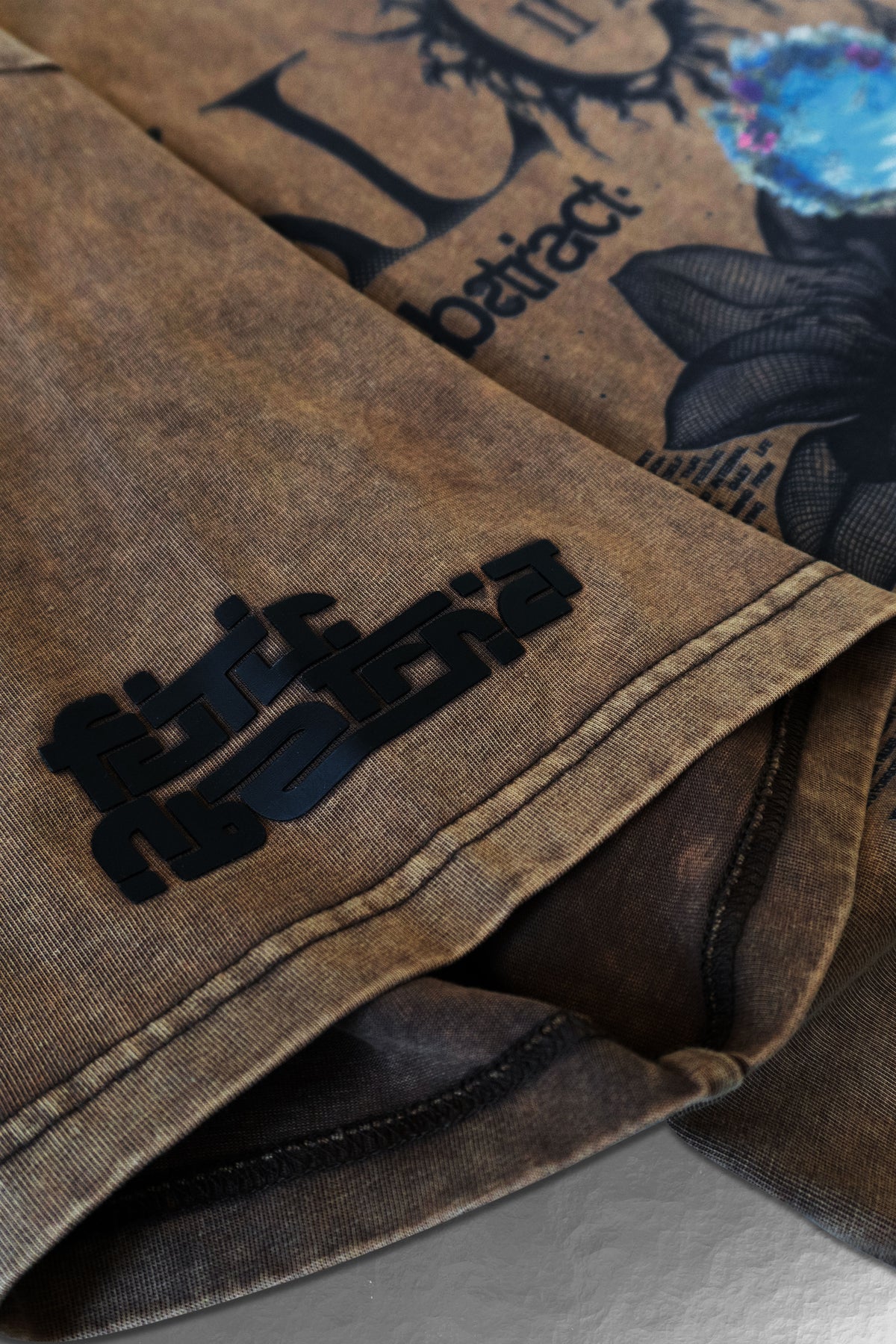 BLOOM_INSIDE [V1] :: STONEWASH TEE // 260gsm - Gallery image 3