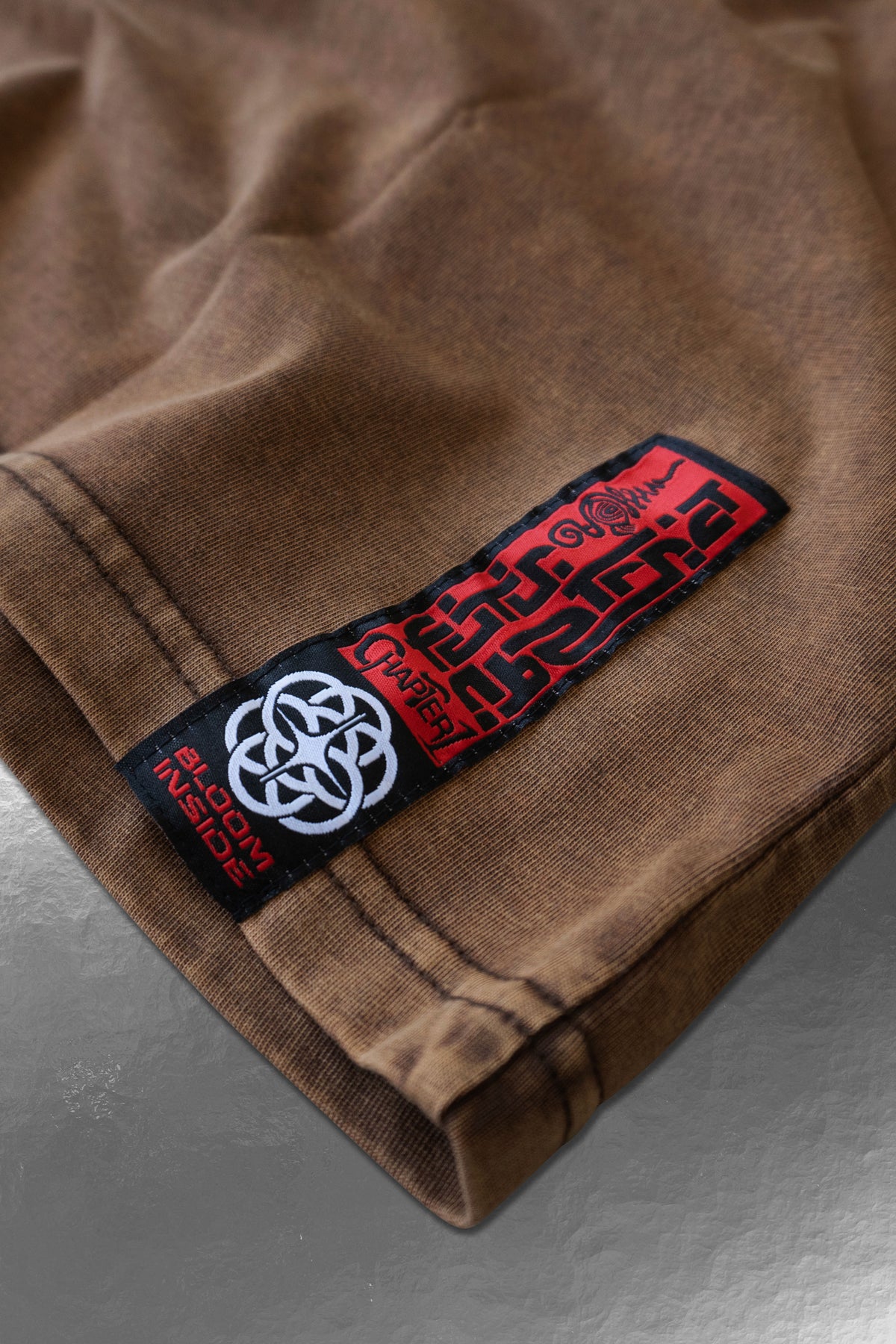 BLOOM_INSIDE [V1] :: STONEWASH TEE // 260gsm - Gallery image 6