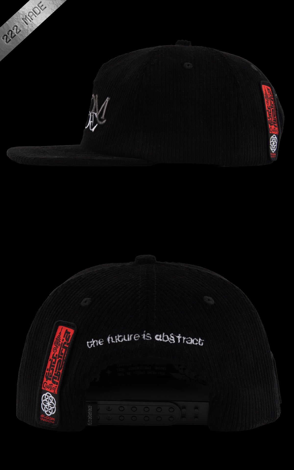 BLOOM_INSIDE [V1] :: BLK // CORDUROY_HAT