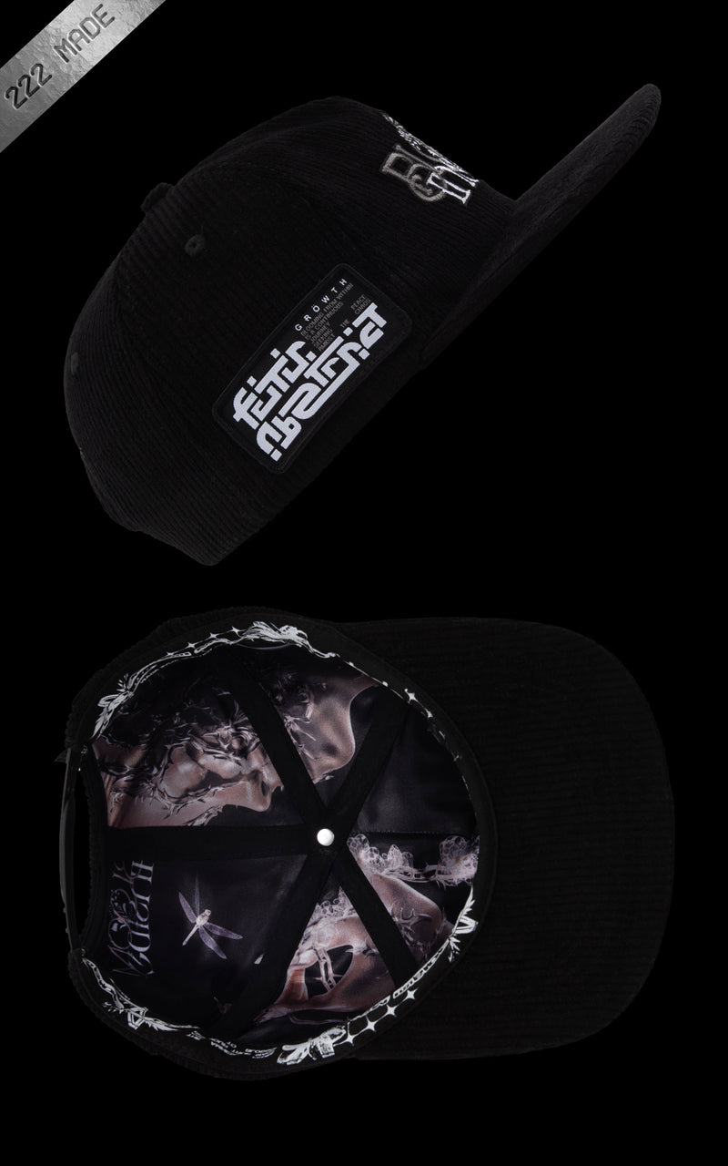 BLOOM_INSIDE [V1] :: BLK // CORDUROY_HAT