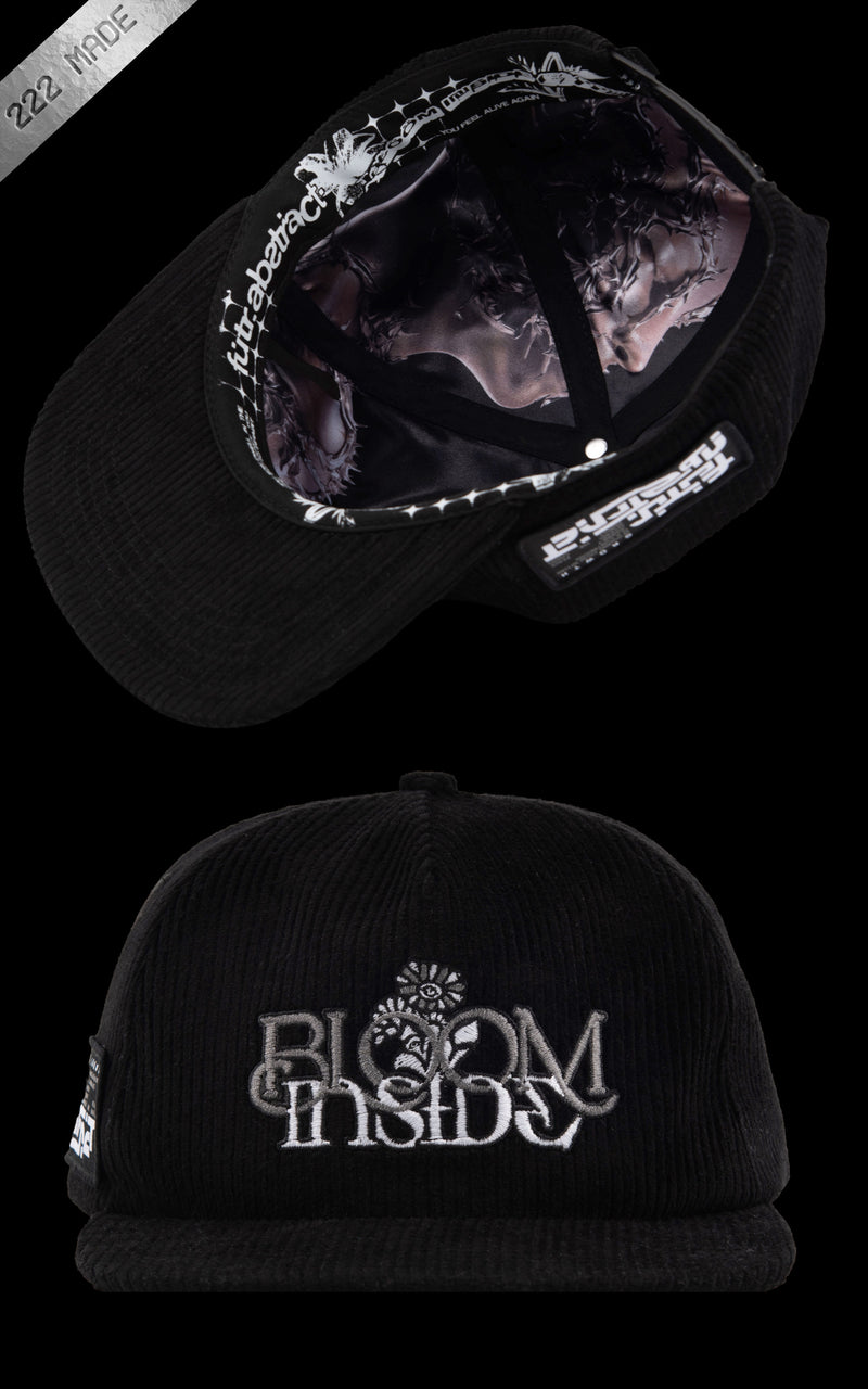 BLOOM_INSIDE [V1] :: BLK // CORDUROY_HAT