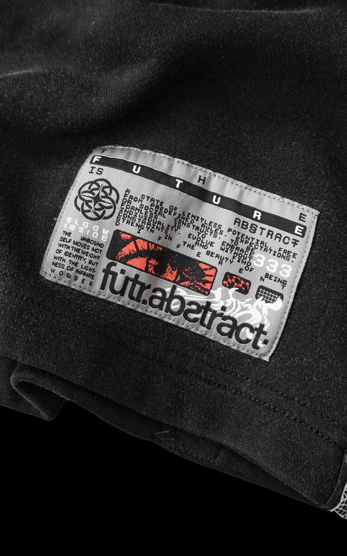 BEYOND_FORM [V1] :: ACIDWASH.SHORTS // above-knee fit 340GSM