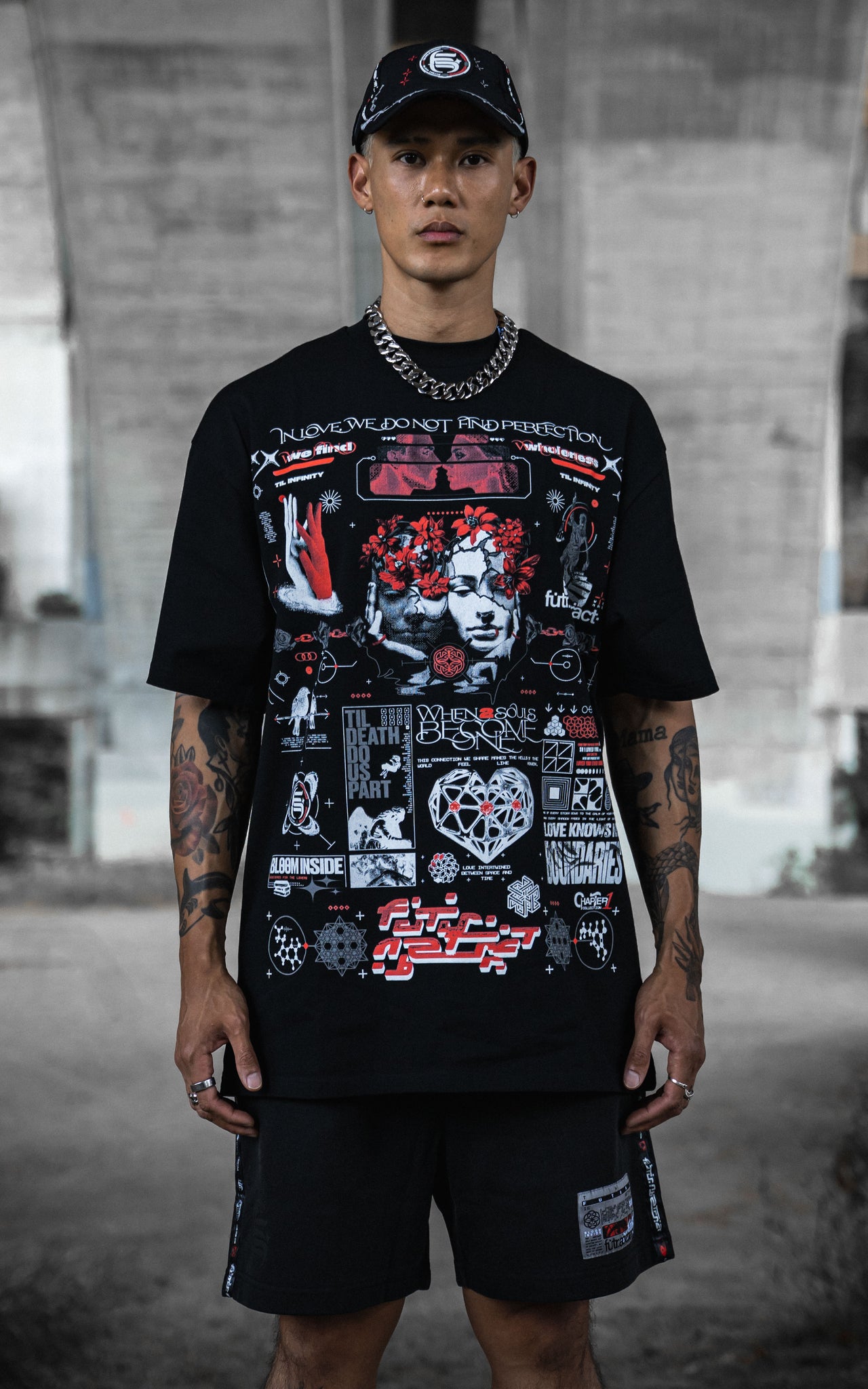 TIL_INFINITY V2 :: BLK TEE // 260gsm [SHIPS 8/22]