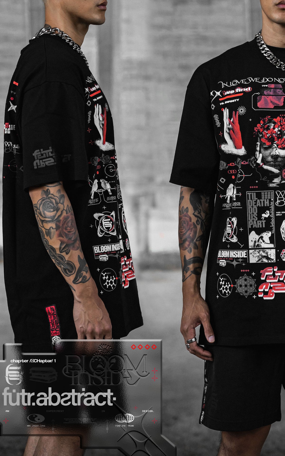 TIL_INFINITY V2 :: BLK TEE // 260gsm