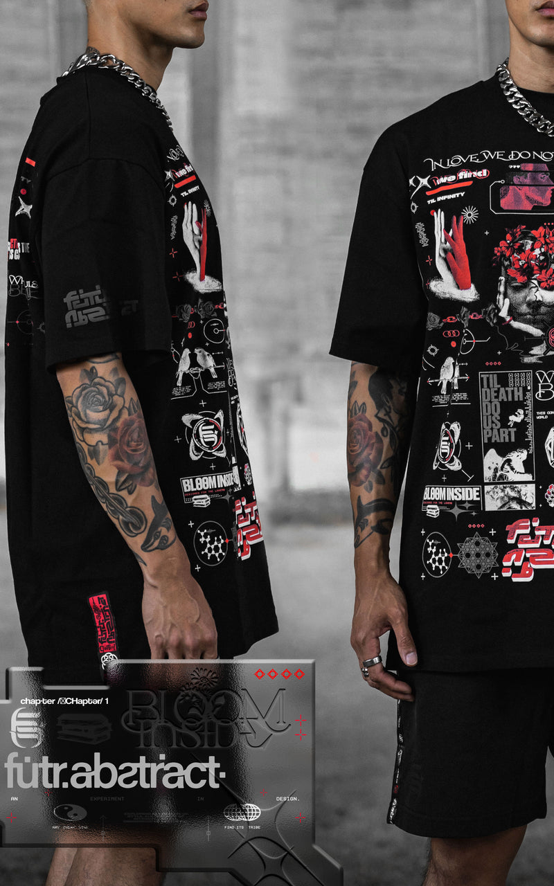 TIL_INFINITY V2 :: BLK TEE // 260gsm