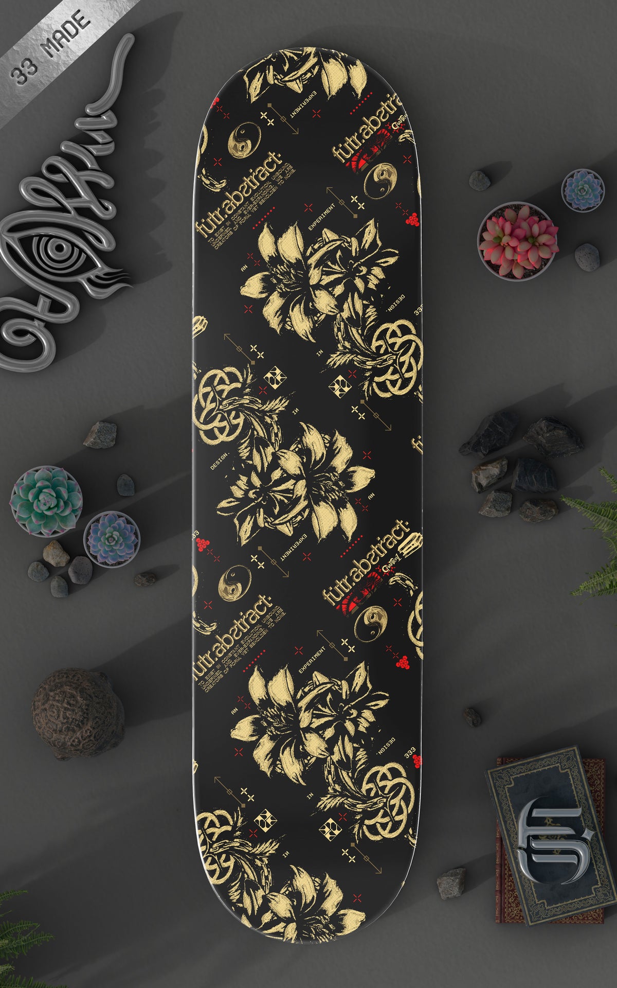 SEED BLOOM [V2] :: 8” NATRUAL DECK LE 33