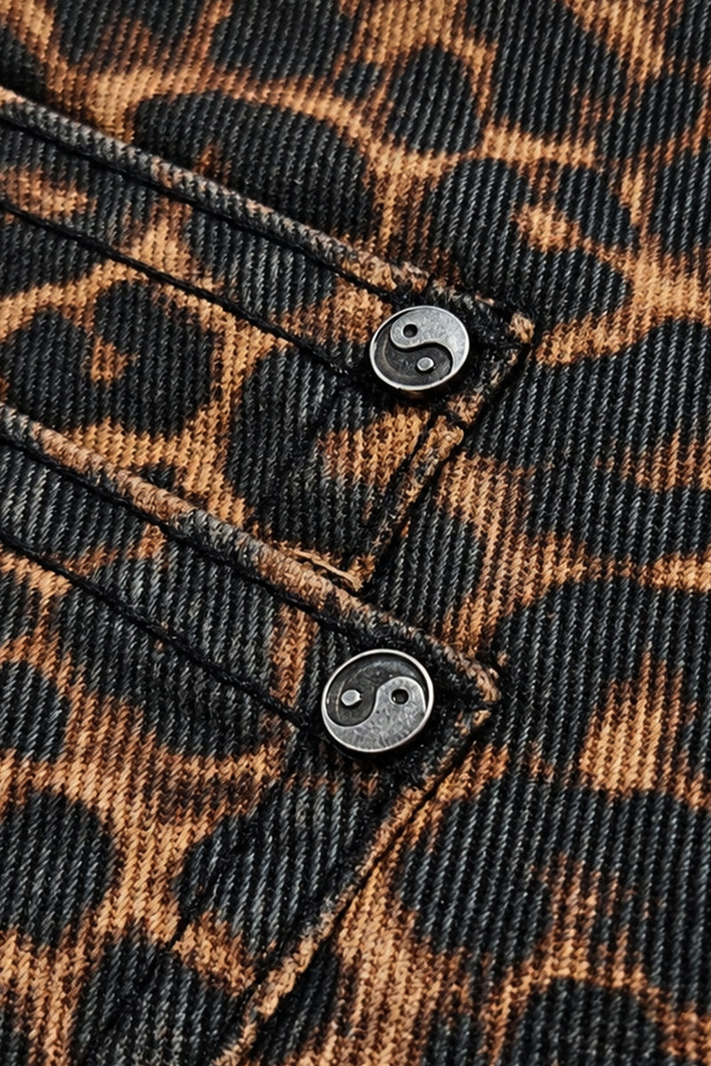 LOST IN NOSTALGIA :: FUTR.DENIM_002 // DISTRESSED LEOPARD PANTS - Gallery image 5