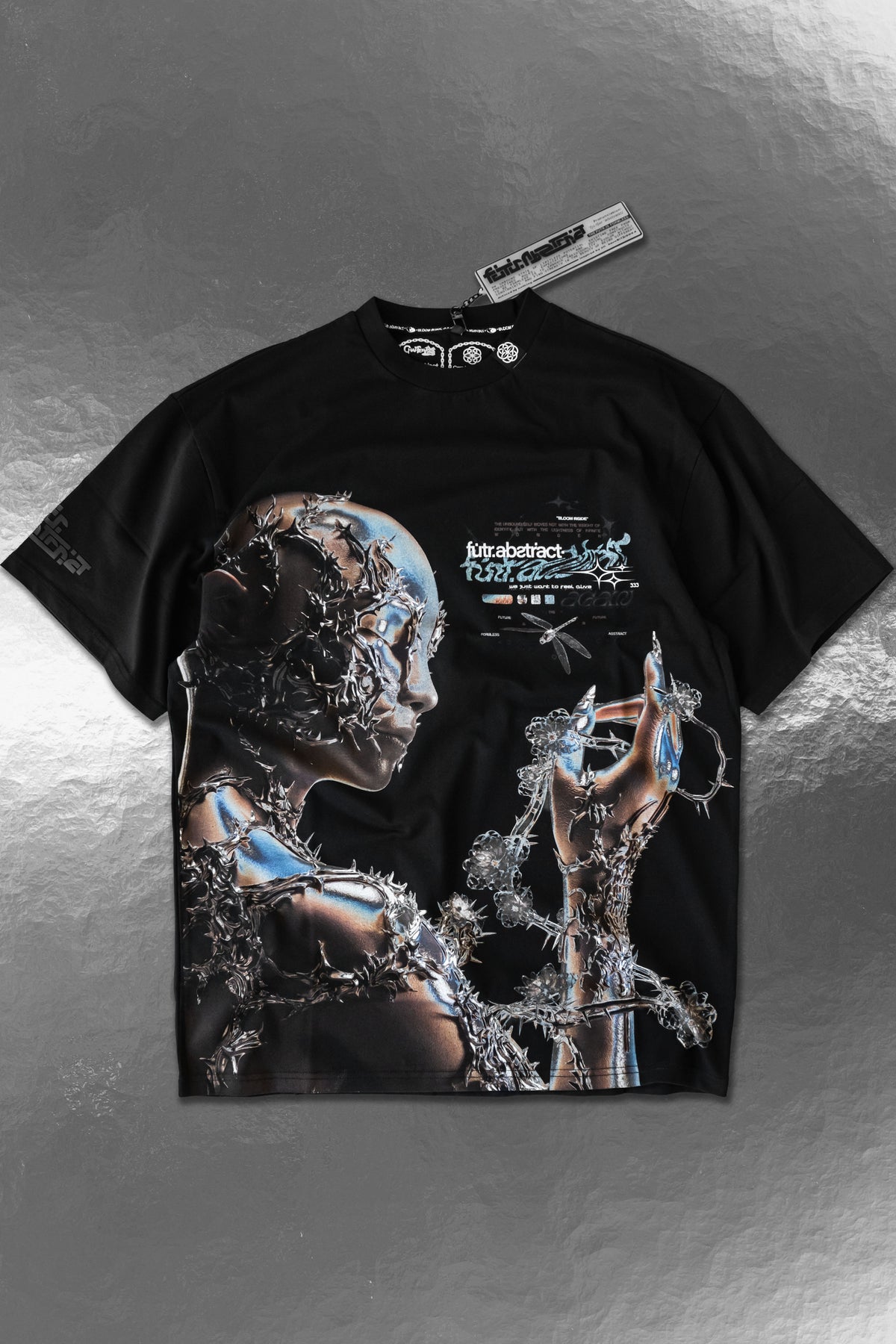 METAMORPHOSIS [ALIVE AGAIN] :: BLK TEE // 260gsm - Gallery image 1