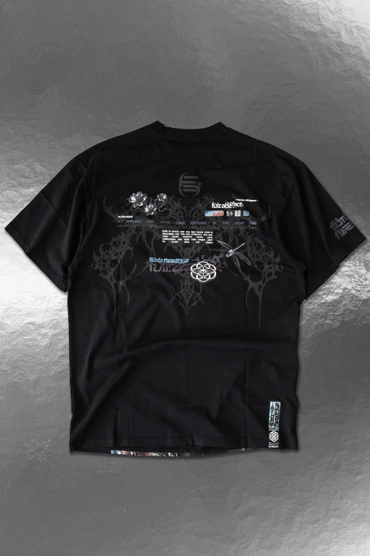 METAMORPHOSIS [ALIVE AGAIN] :: BLK TEE // 260gsm - Gallery image 2