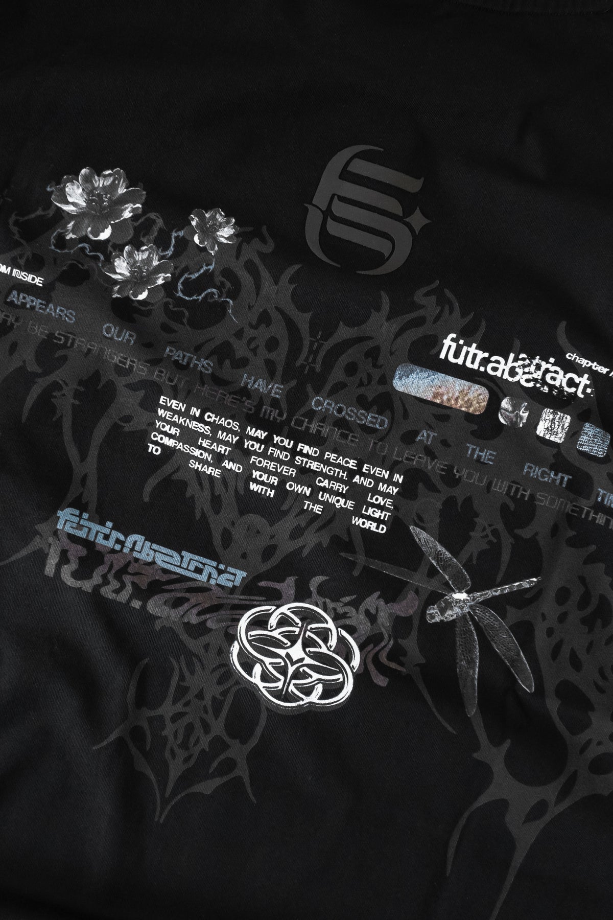 METAMORPHOSIS [ALIVE AGAIN] :: BLK TEE // 260gsm - Gallery image 5