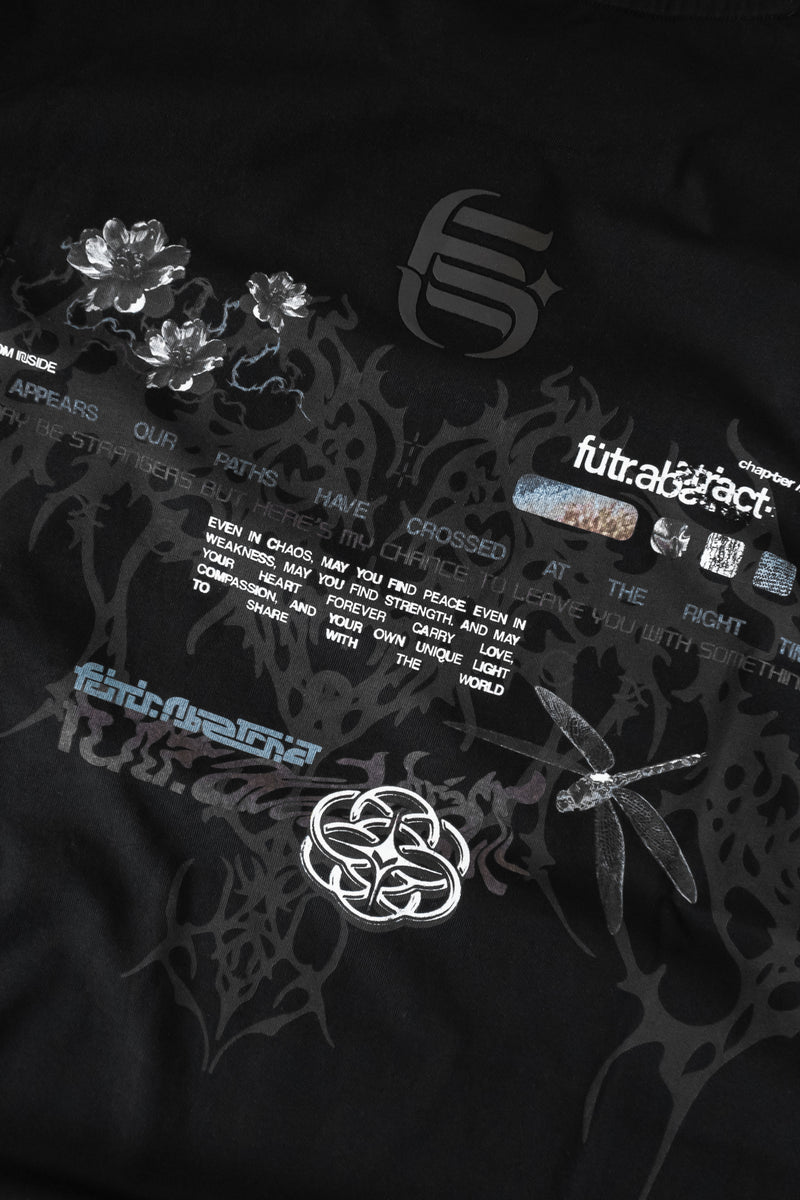 METAMORPHOSIS [ALIVE AGAIN] :: BLK TEE // 260gsm - Gallery image 5