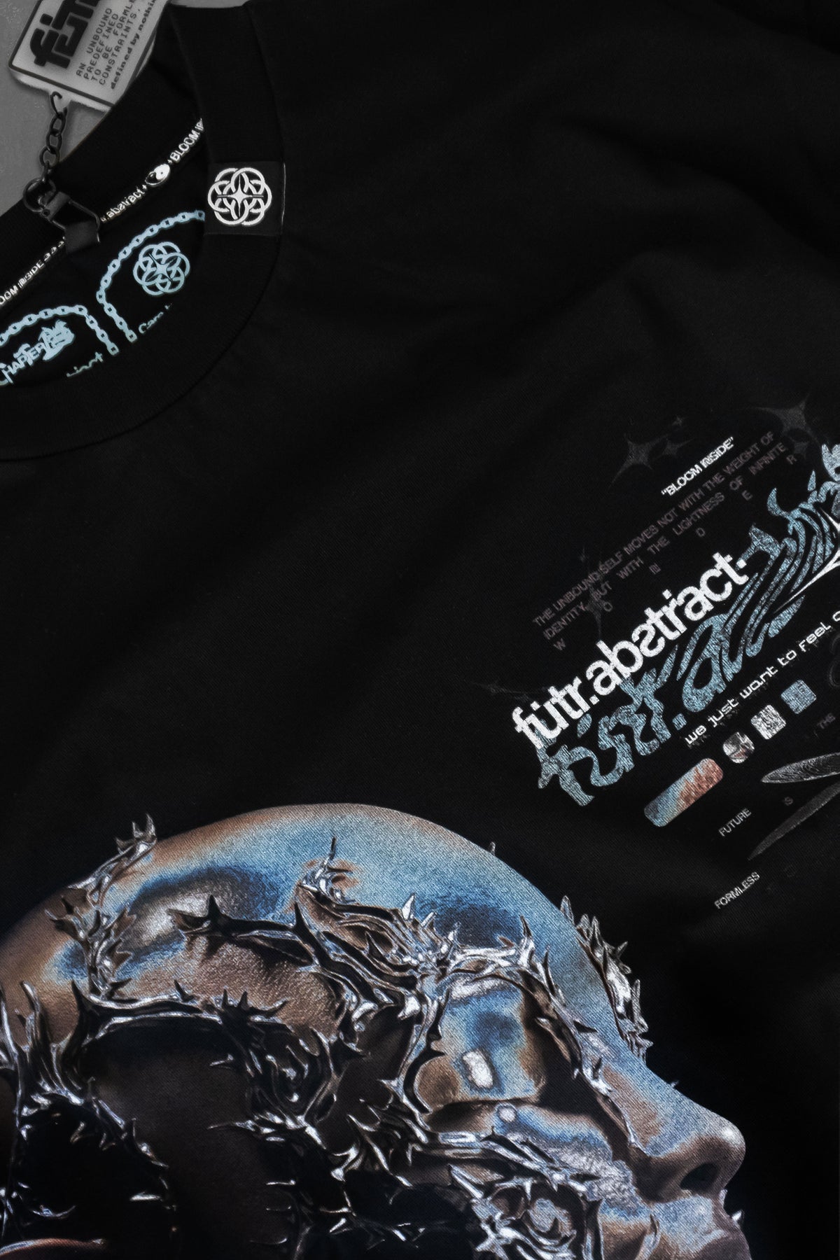 METAMORPHOSIS [ALIVE AGAIN] :: BLK TEE // 260gsm - Gallery image 6