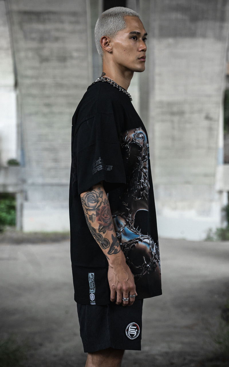 METAMORPHOSIS [ALIVE AGAIN] :: BLK TEE // 260gsm