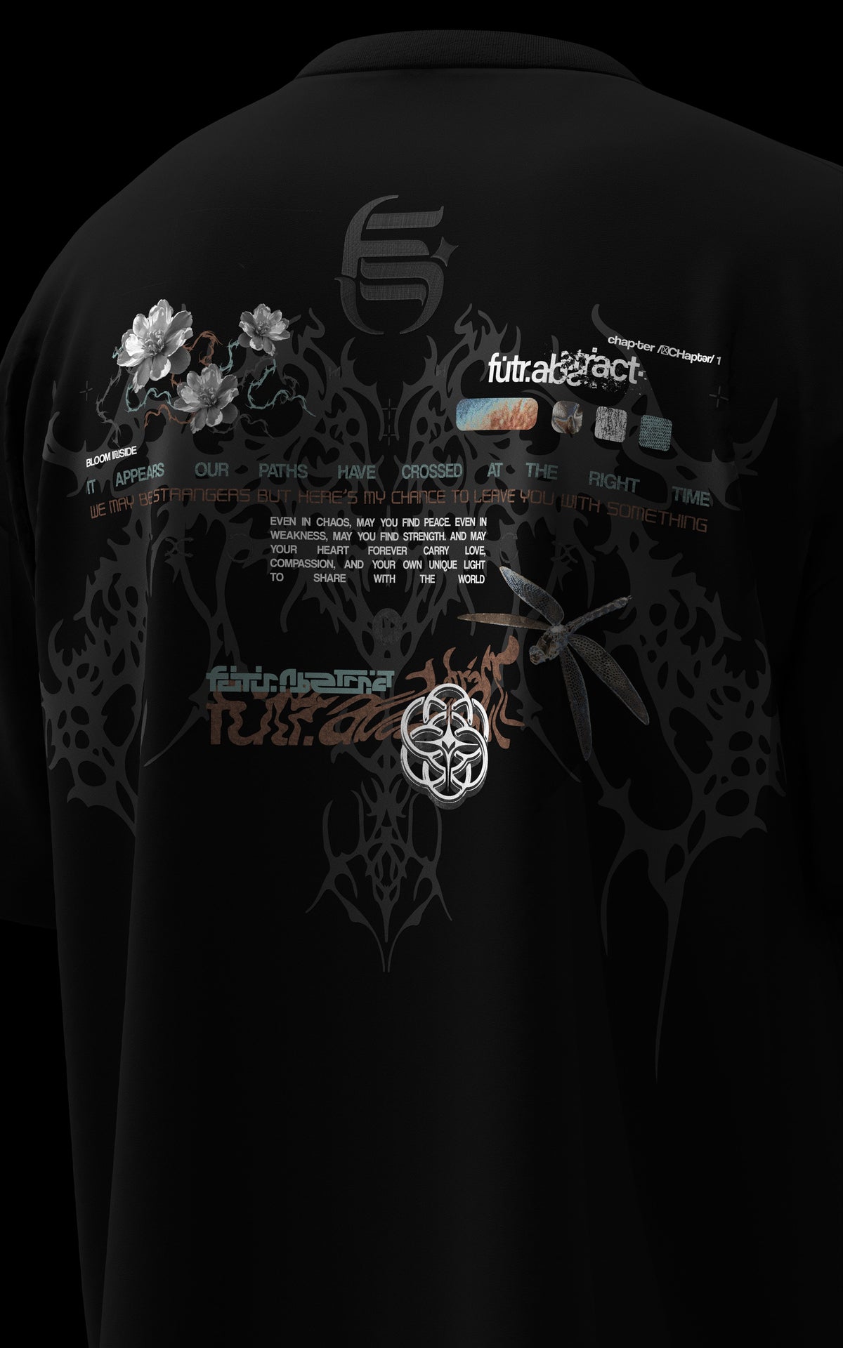 METAMORPHOSIS [ALIVE AGAIN] :: BLK TEE // 260gsm