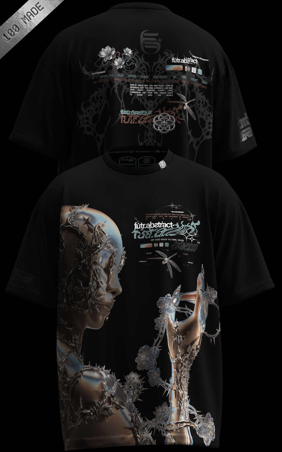 METAMORPHOSIS [ALIVE AGAIN] :: BLK TEE // 260gsm