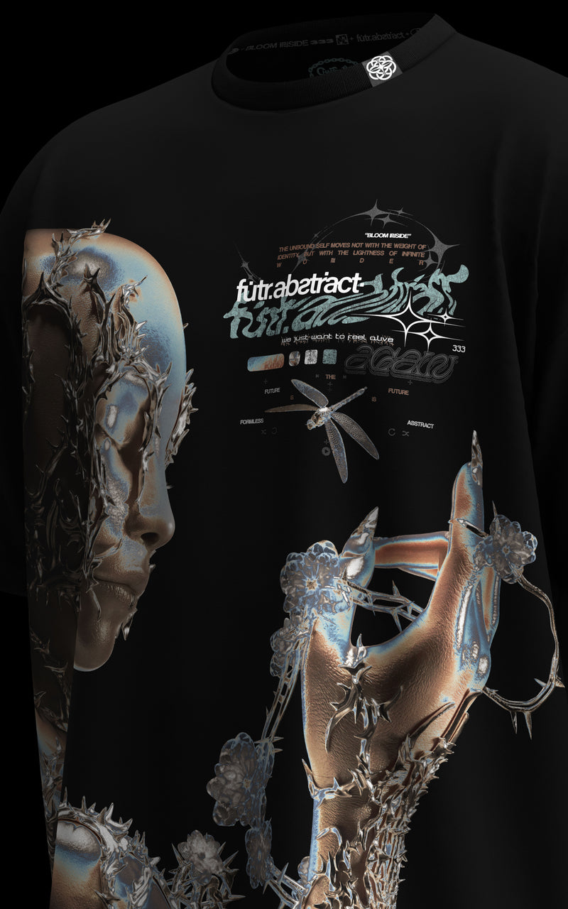 METAMORPHOSIS [ALIVE AGAIN] :: BLK TEE // 260gsm