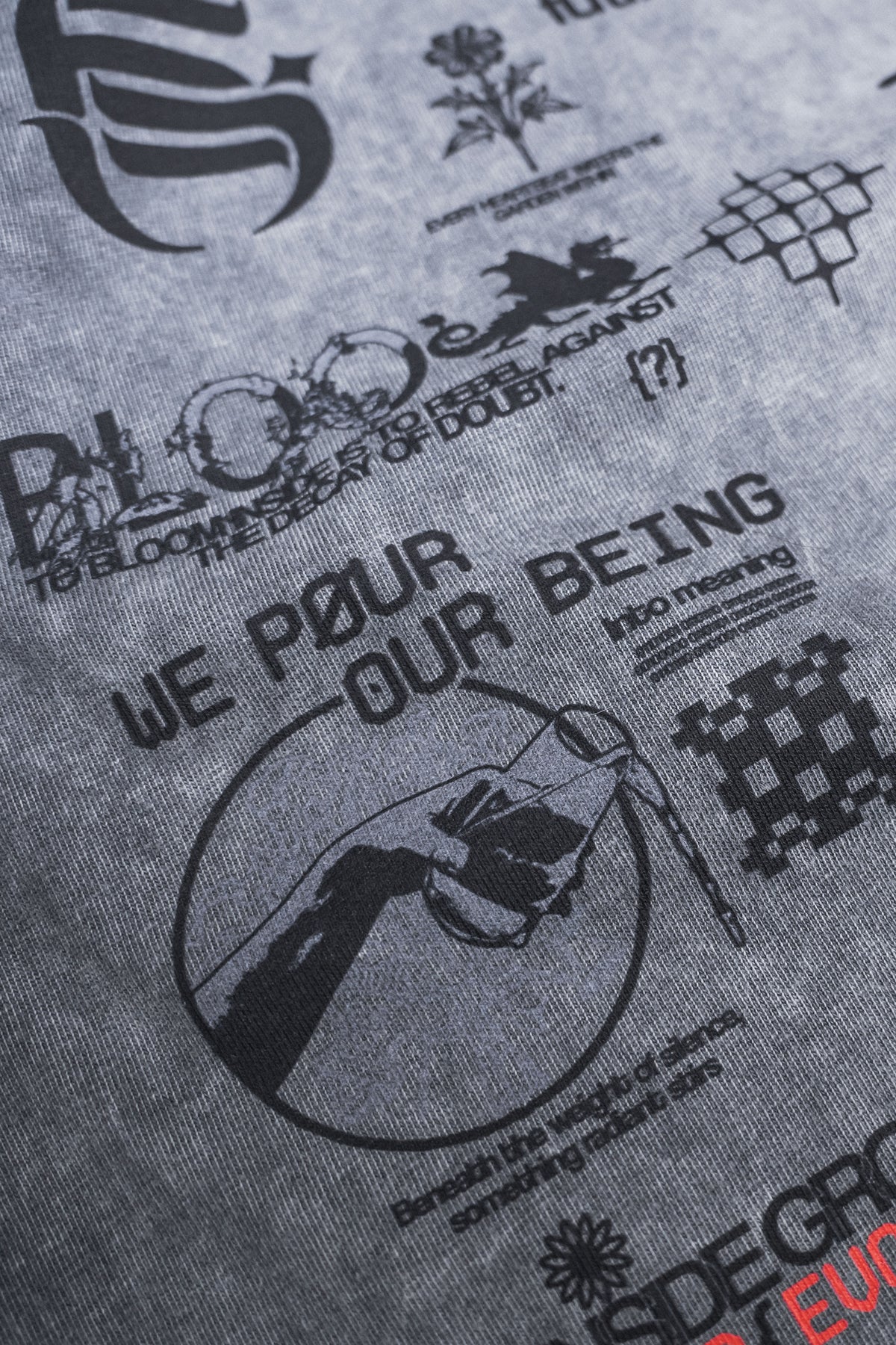 PHANTOM_ROOTS [V2] :: STONEWASH TEE // 260gsm - Gallery image 3