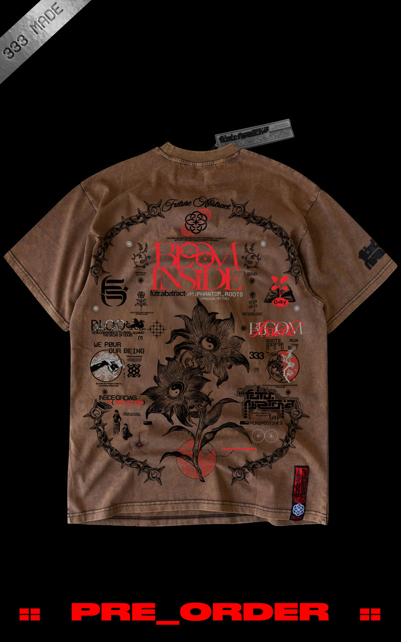 SHIPS 1.20 :: PHANTOM_ROOTS [V1] :: STONEWASH TEE // 260gsm