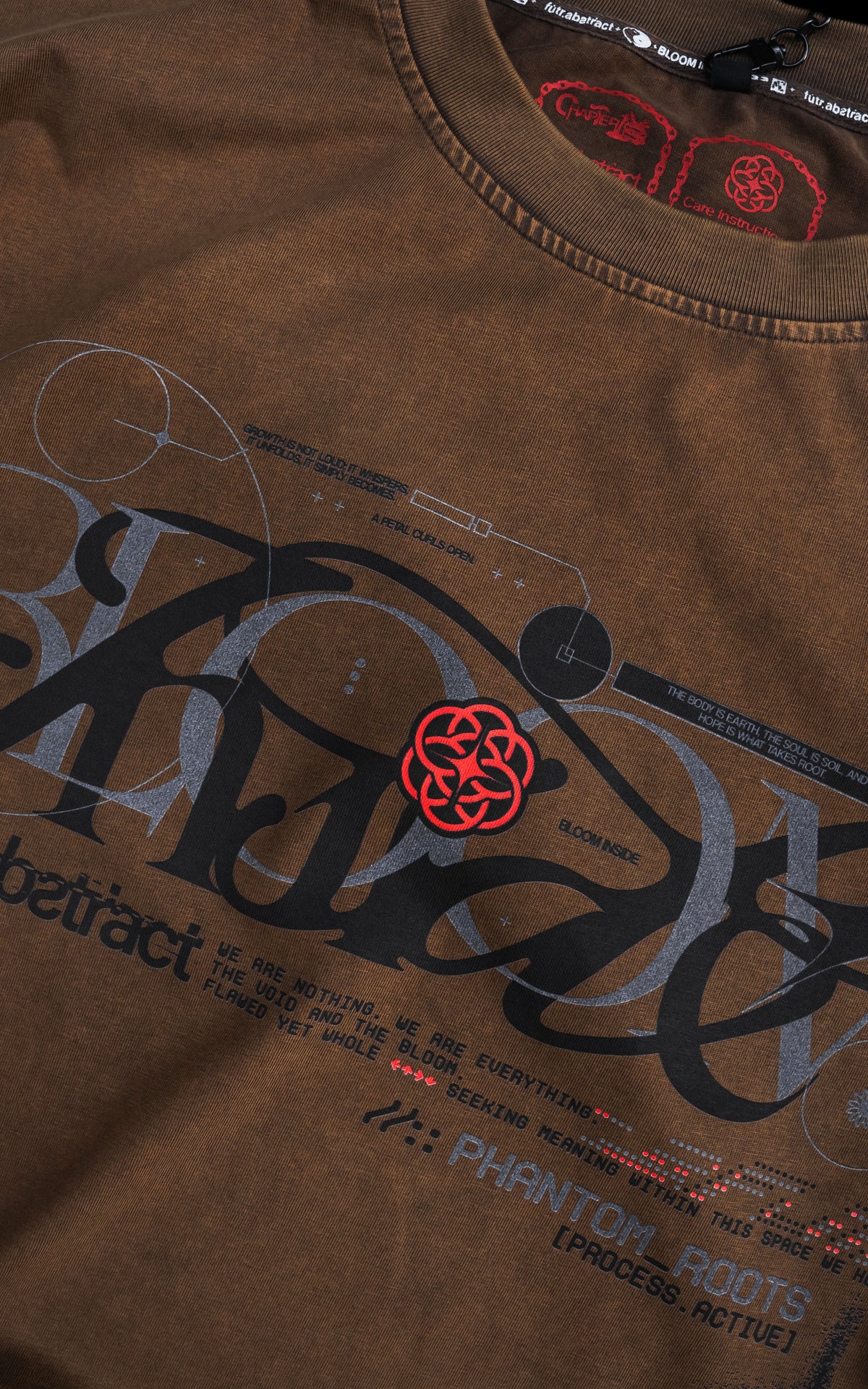 PHANTOM_ROOTS [V1] :: STONEWASH TEE // 260gsm