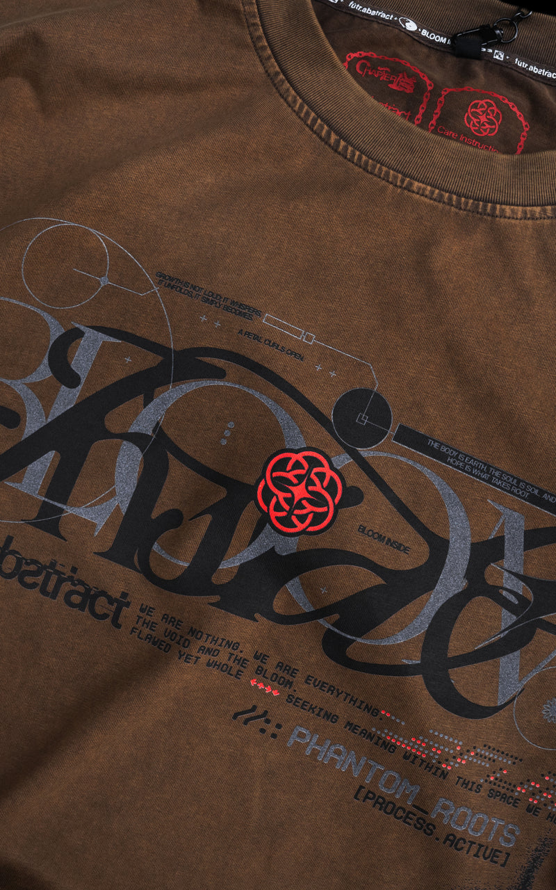 PHANTOM_ROOTS [V1] :: STONEWASH TEE // 260gsm