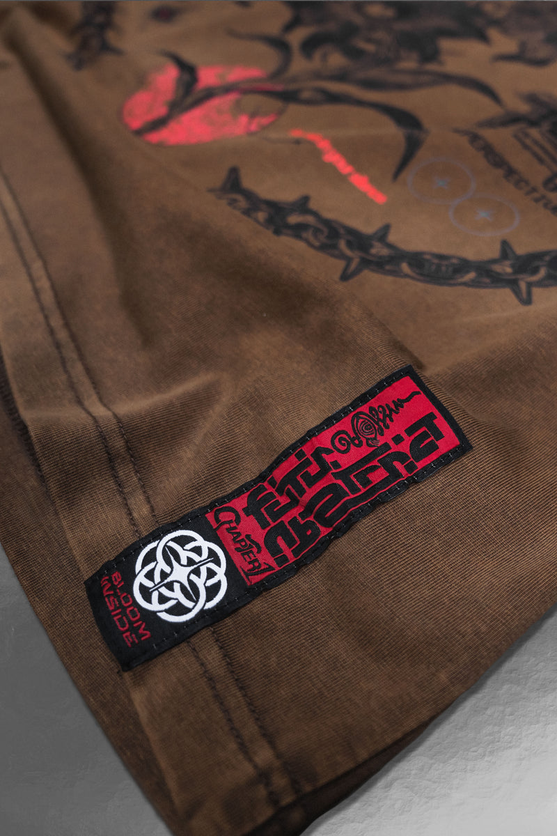 PHANTOM_ROOTS [V1] :: STONEWASH TEE // 260gsm - Gallery image 3