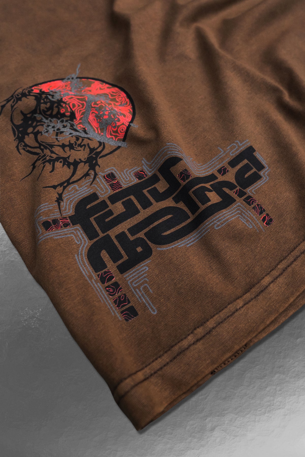 PHANTOM_ROOTS [V1] :: STONEWASH TEE // 260gsm - Gallery image 5