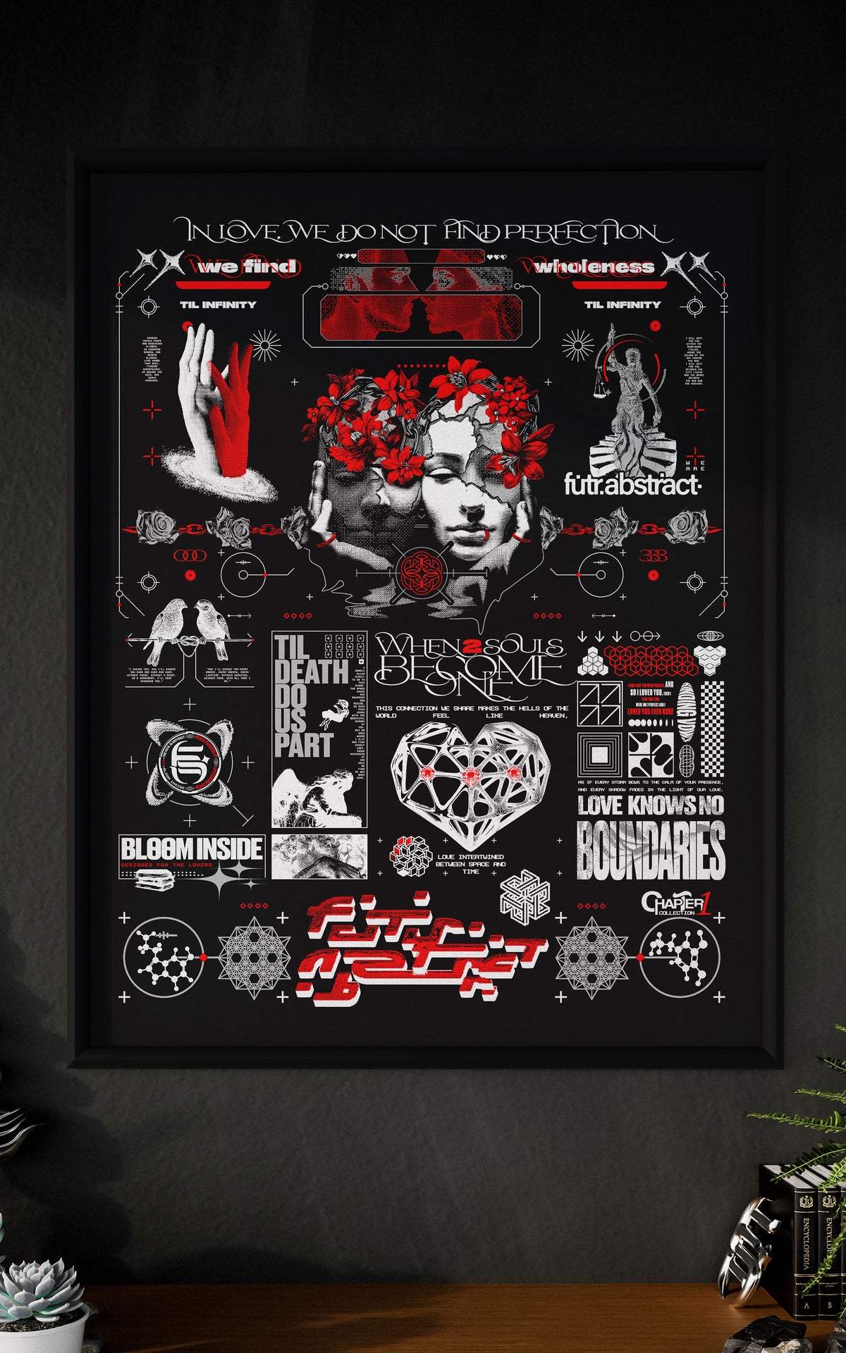 TIL_INFINITY [V1] :: BLK // FRAMED_CANVAS