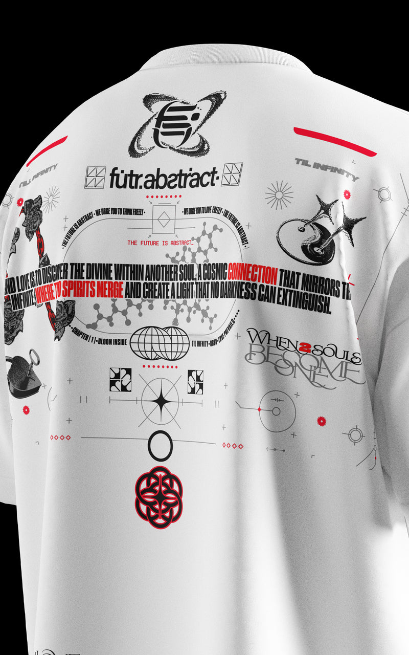 TIL_INFINITY V1 :: WHITE TEE // 260gsm