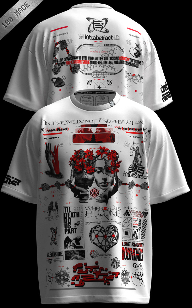 TIL_INFINITY V1 :: WHITE TEE // 260gsm