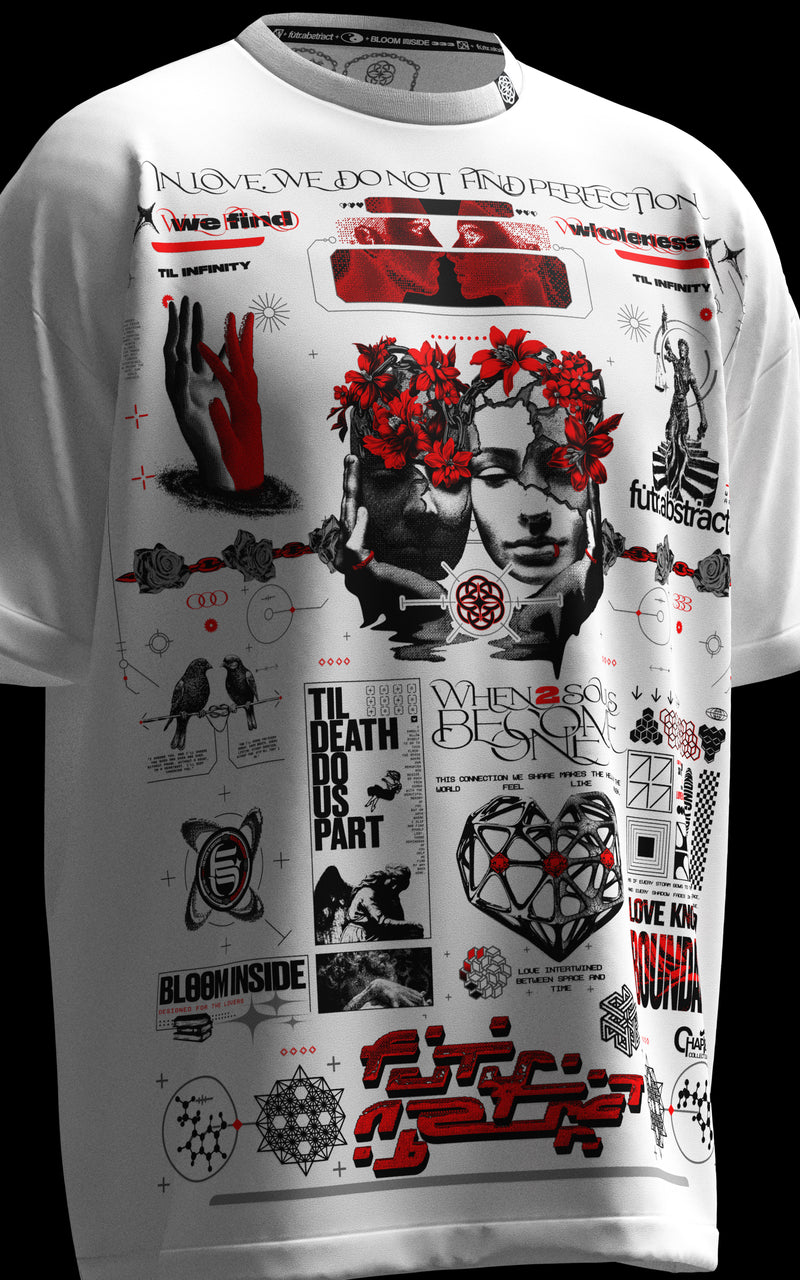 TIL_INFINITY V1 :: WHITE TEE // 260gsm