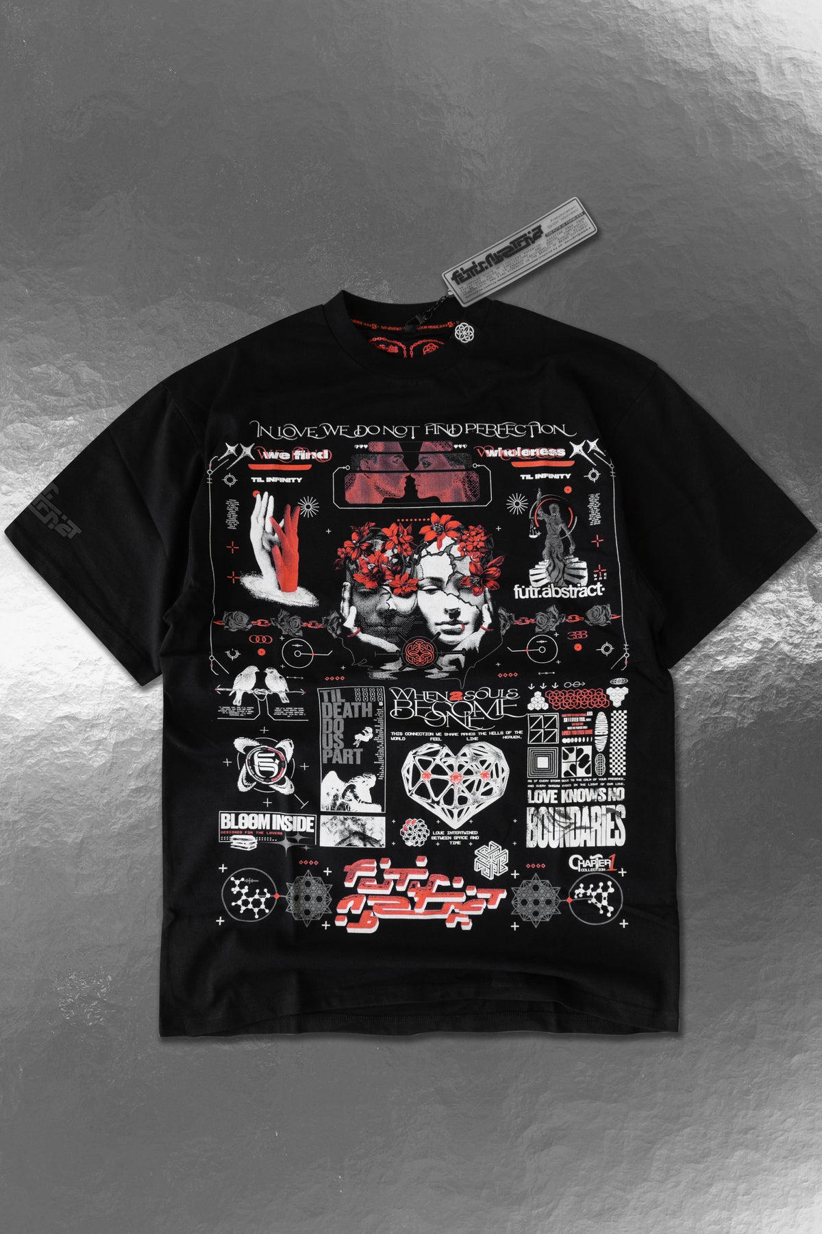 TIL_INFINITY V2 :: BLK TEE // 260gsm - Gallery image 1