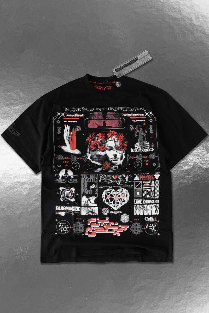 TIL_INFINITY V2 :: BLK TEE // 260gsm - Gallery image 1