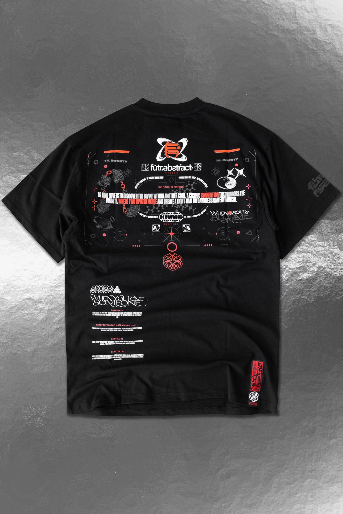 TIL_INFINITY V2 :: BLK TEE // 260gsm - Gallery image 2