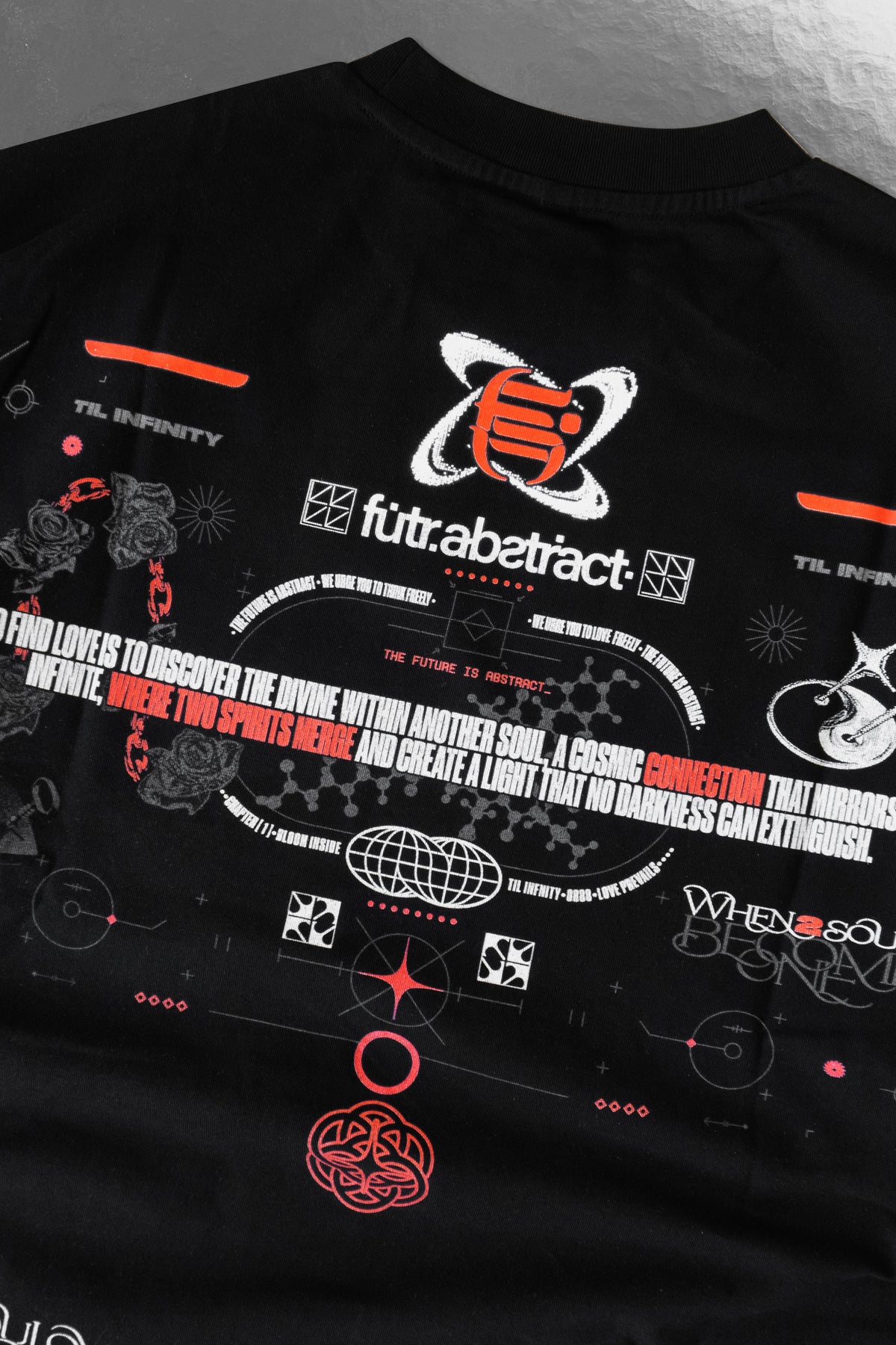 TIL_INFINITY V2 :: BLK TEE // 260gsm - Gallery image 5