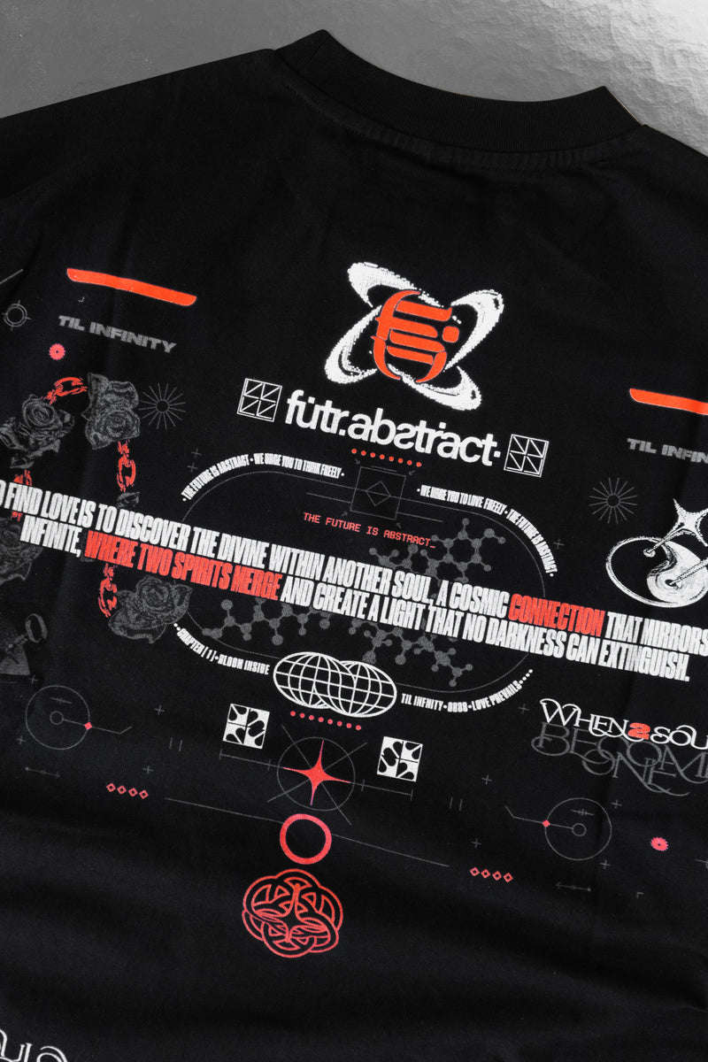 TIL_INFINITY V2 :: BLK TEE // 260gsm - Gallery image 5