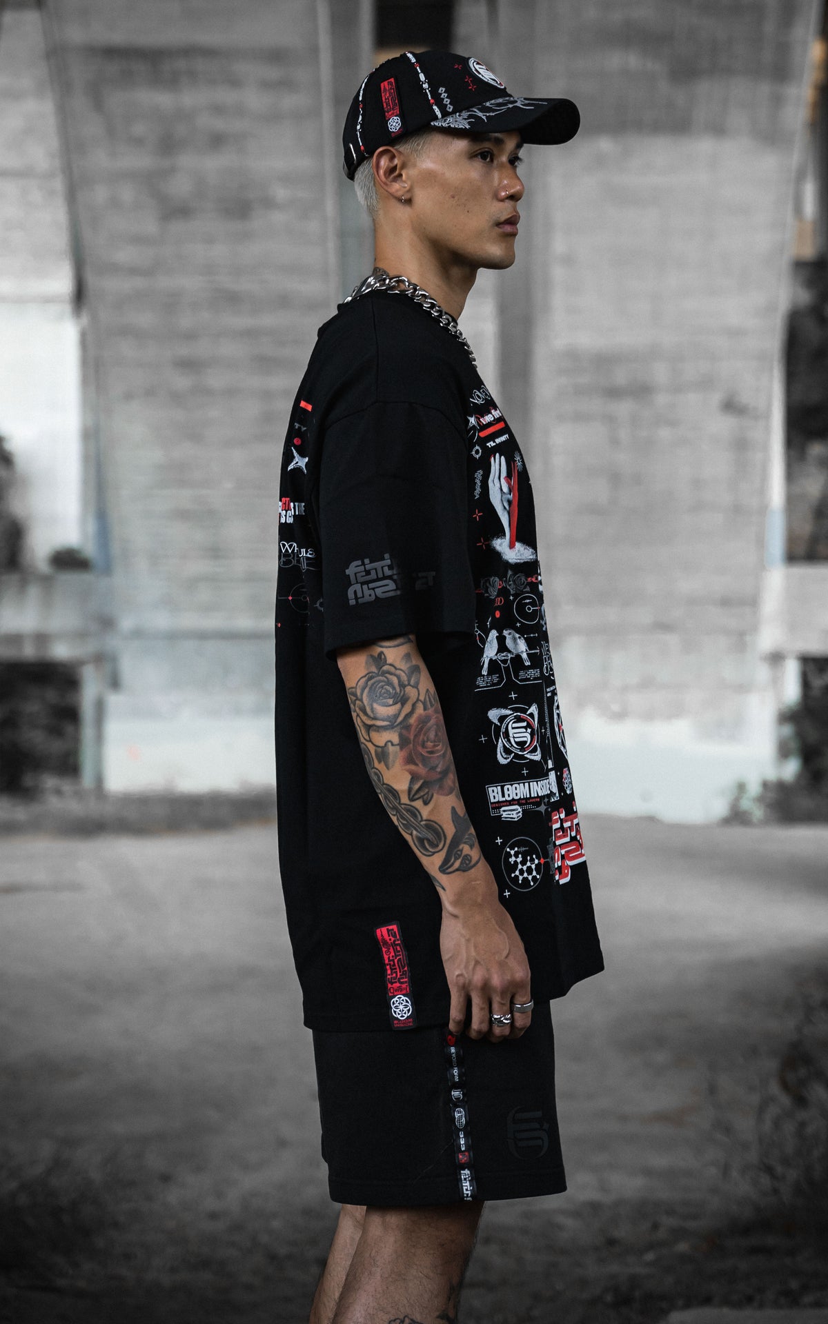 TIL_INFINITY V2 :: BLK TEE // 260gsm