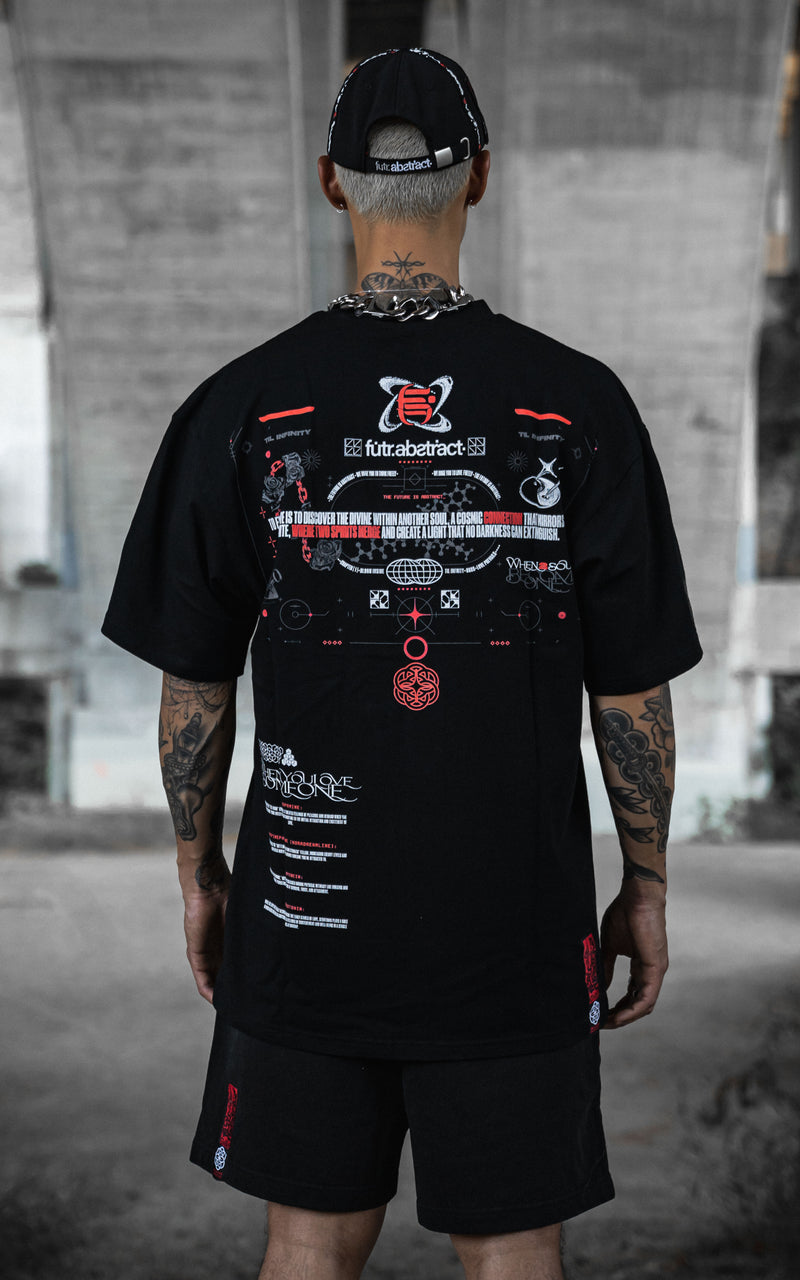 TIL_INFINITY V2 :: BLK TEE // 260gsm