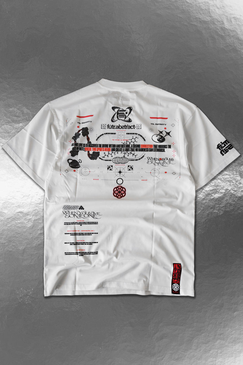 TIL_INFINITY V1 :: WHITE TEE // 260gsm - Gallery image 2