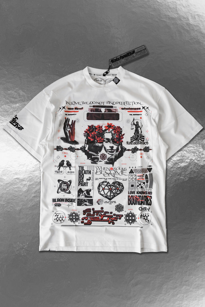 TIL_INFINITY V1 :: WHITE TEE // 260gsm - Gallery image 1