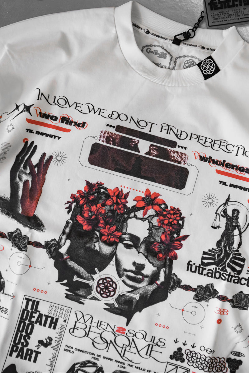 TIL_INFINITY V1 :: WHITE TEE // 260gsm - Gallery image 5