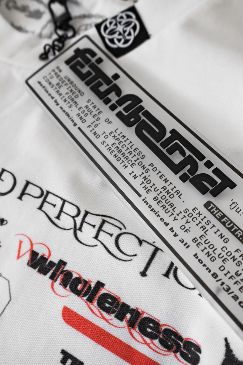TIL_INFINITY V1 :: WHITE TEE // 260gsm - Gallery image 6